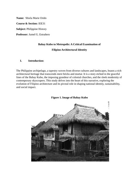 bahay kubo research publication